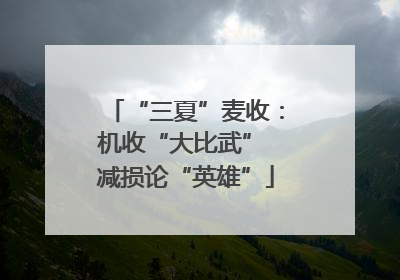 “三夏”麦收：机收“大比武” 减损论“英雄”