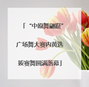 “中原舞翩跹”广场舞大赛内黄选拔赛舞圆满落幕