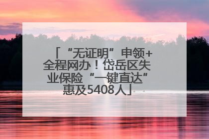 “无证明”申领+全程网办！岱岳区失业保险“一键直达”惠及5408人