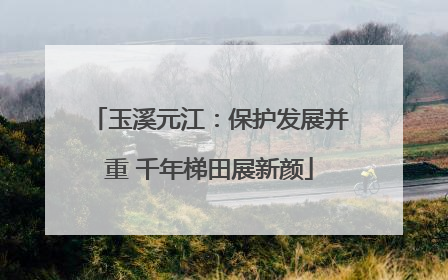 玉溪元江：保护发展并重 千年梯田展新颜