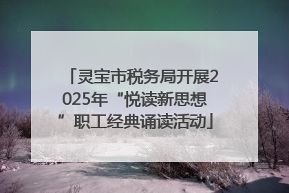 灵宝市税务局开展2025年“悦读新思想”职工经典诵读活动