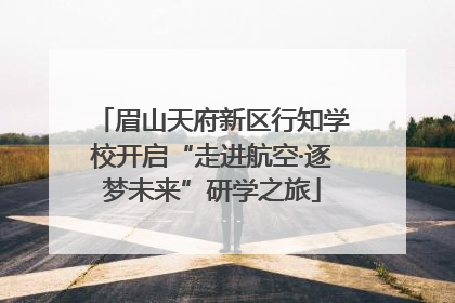 眉山天府新区行知学校开启“走进航空·逐梦未来”研学之旅