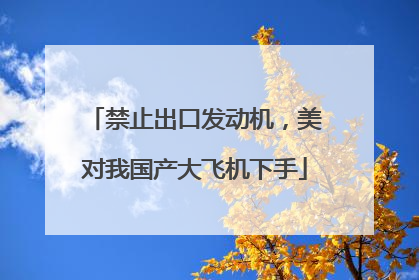 禁止出口发动机，美对我国产大飞机下手