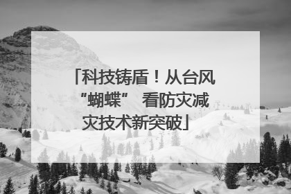 科技铸盾！从台风“蝴蝶” 看防灾减灾技术新突破