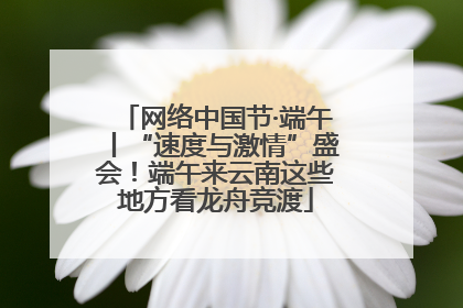 网络中国节·端午丨“速度与激情”盛会！端午来云南这些地方看龙舟竞渡
