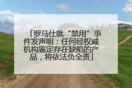 罗马仕就“禁用”事件发声明：任何经权威机构鉴定存在缺陷的产品，将依法负全责
