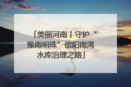 美丽河南丨守护“豫南明珠”信阳南湾水库治理之路