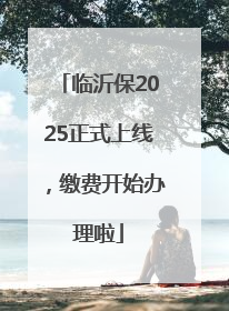 临沂保2025正式上线，缴费开始办理啦