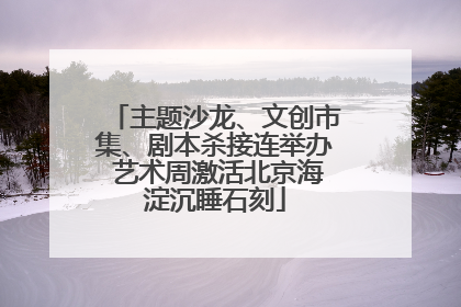 主题沙龙、文创市集、剧本杀接连举办 艺术周激活北京海淀沉睡石刻