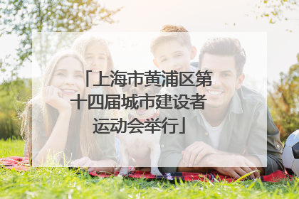 上海市黄浦区第十四届城市建设者运动会举行