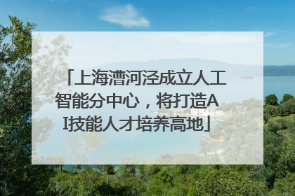 上海漕河泾成立人工智能分中心，将打造AI技能人才培养高地