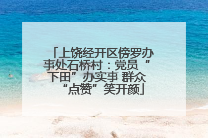 上饶经开区傍罗办事处石桥村：党员“下田”办实事 群众“点赞”笑开颜