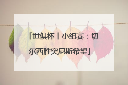 世俱杯丨小组赛：切尔西胜突尼斯希望