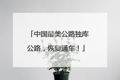 中国最美公路独库公路，恢复通车！