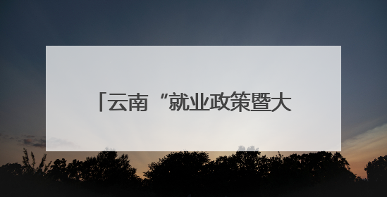 云南“就业政策暨大学生就业创业典型进校园”系列活动举行