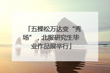 五棵松万达变“秀场”，北服研究生毕业作品展举行