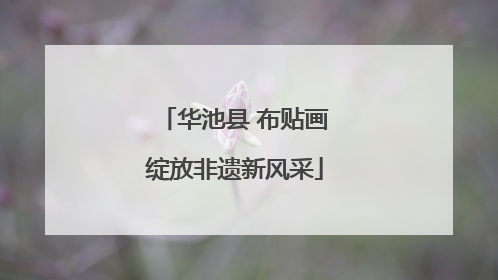 华池县 布贴画绽放非遗新风采