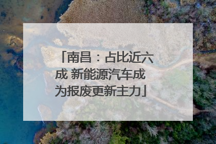 南昌：占比近六成 新能源汽车成为报废更新主力