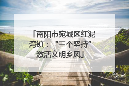 南阳市宛城区红泥湾镇：“三个坚持”激活文明乡风