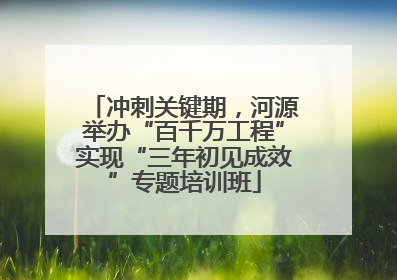 冲刺关键期，河源举办“百千万工程”实现“三年初见成效”专题培训班