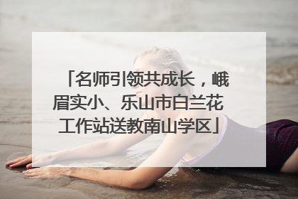 名师引领共成长，峨眉实小、乐山市白兰花工作站送教南山学区