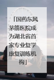 国药东风茅箭医院成为湖北省首家专业复学康复训练机构