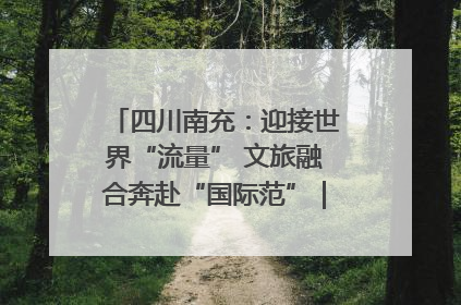 四川南充：迎接世界“流量” 文旅融合奔赴“国际范”｜话锦绣·说安逸