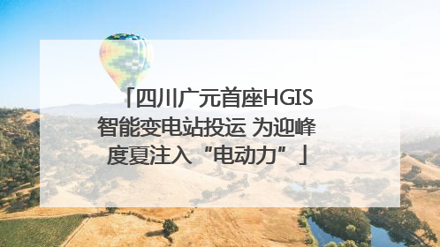 四川广元首座HGIS智能变电站投运 为迎峰度夏注入“电动力”