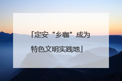 定安“乡咖”成为特色文明实践地