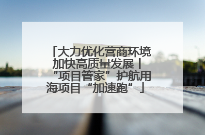 大力优化营商环境 加快高质量发展丨“项目管家”护航用海项目“加速跑”