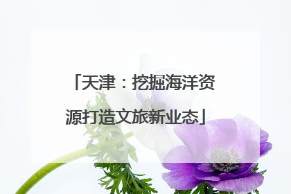 天津：挖掘海洋资源打造文旅新业态