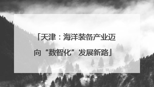 天津：海洋装备产业迈向“数智化”发展新路