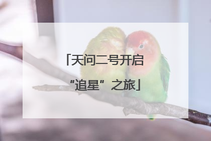 天问二号开启“追星”之旅