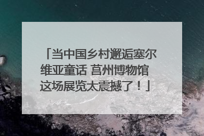 当中国乡村邂逅塞尔维亚童话 莒州博物馆这场展览太震撼了！