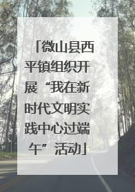 微山县西平镇组织开展“我在新时代文明实践中心过端午”活动