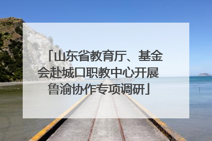 山东省教育厅、基金会赴城口职教中心开展鲁渝协作专项调研