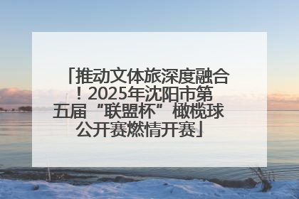 推动文体旅深度融合！2025年沈阳市第五届“联盟杯”橄榄球公开赛燃情开赛