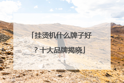 挂烫机什么牌子好？十大品牌揭晓