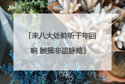 来八大处聆听千年回响 触摸非遗脉搏