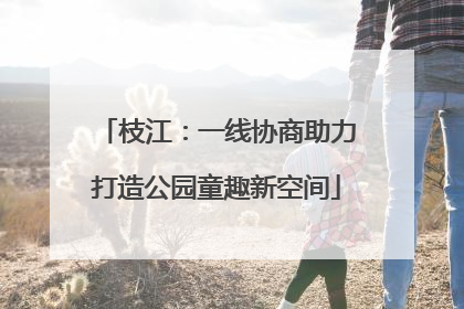 枝江：一线协商助力打造公园童趣新空间