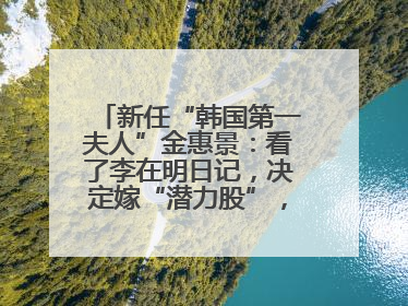 新任“韩国第一夫人”金惠景：看了李在明日记，决定嫁“潜力股”，曾是钢琴老师，一开始并不支持丈夫从政