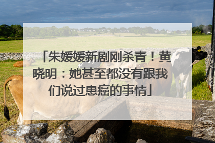 朱媛媛新剧刚杀青！黄晓明：她甚至都没有跟我们说过患癌的事情