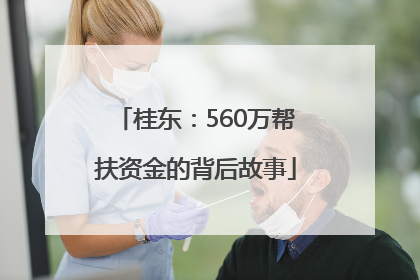 桂东：560万帮扶资金的背后故事