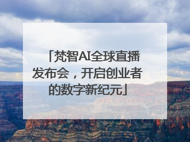 梵智AI全球直播发布会，开启创业者的数字新纪元