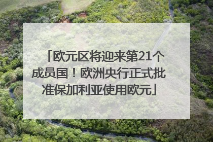 欧元区将迎来第21个成员国！欧洲央行正式批准保加利亚使用欧元