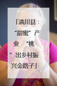 潢川县：“甜蜜”产业  “桃”出乡村振兴金路子