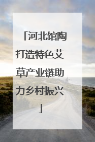 河北馆陶打造特色艾草产业链助力乡村振兴