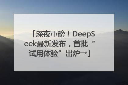 深夜重磅！DeepSeek最新发布，首批“试用体验”出炉→