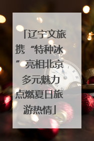 辽宁文旅携“特种冰”亮相北京 多元魅力点燃夏日旅游热情