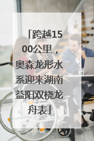跨越1500公里，奥森龙形水系迎来湖南益阳双桡龙舟表